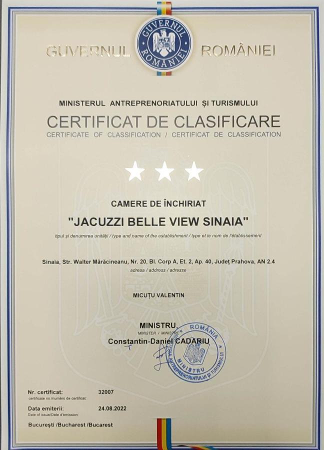 Jacuzzi Belle View Sinaia-Free Parking Daire Dış mekan fotoğraf